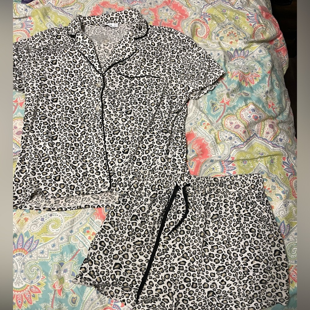 Leopard Pajama set